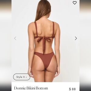 L*Space Brown Bikini Bottom